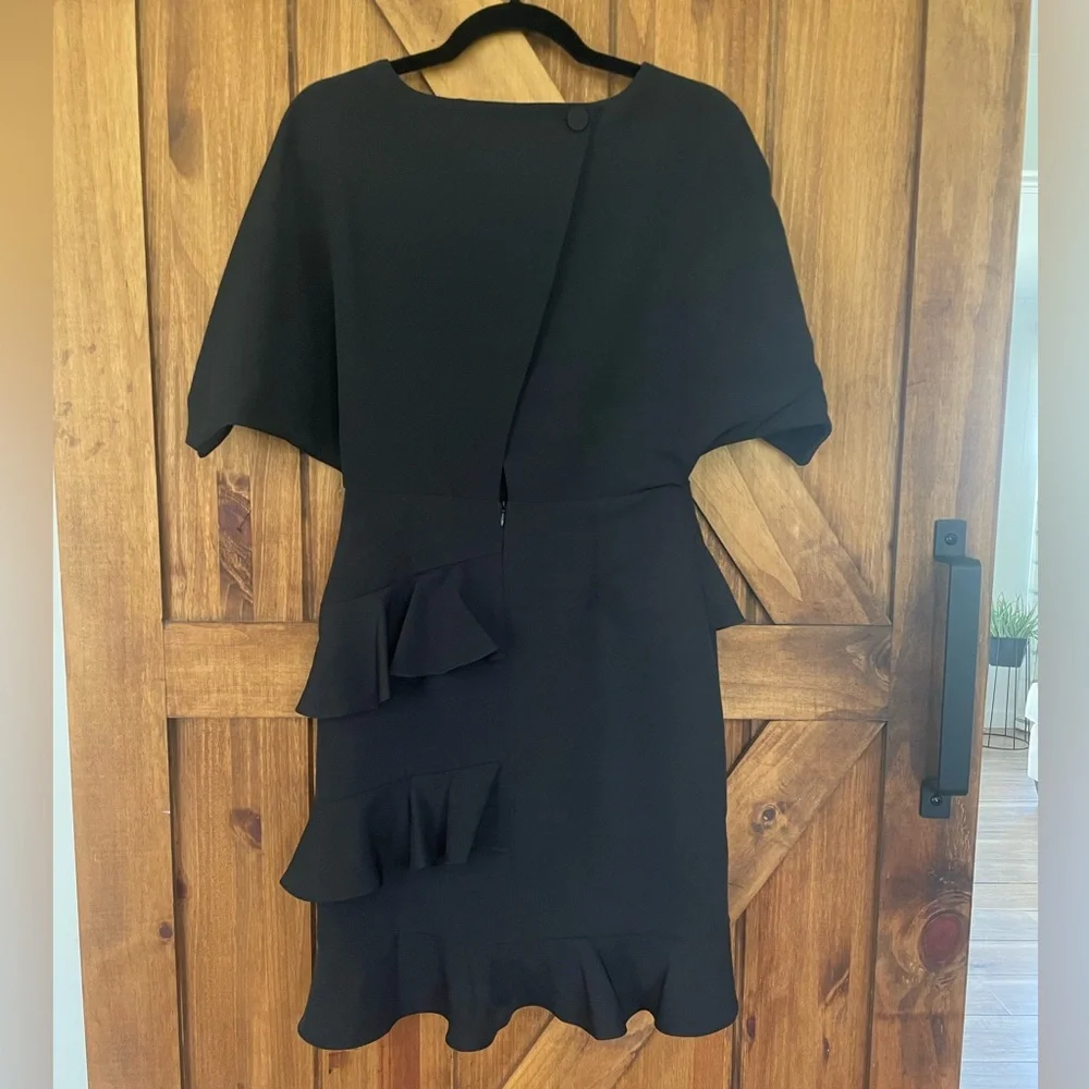 Ellison Black‎ Ruffle Dress Size S - Picture 2 of 4